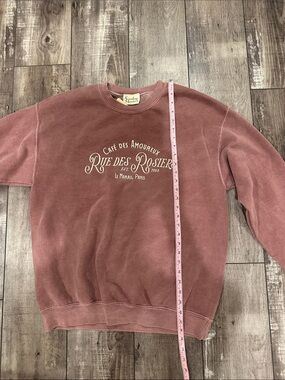 Rue des Rosiers Crewneck Sweatshirt in Dusty Rose by